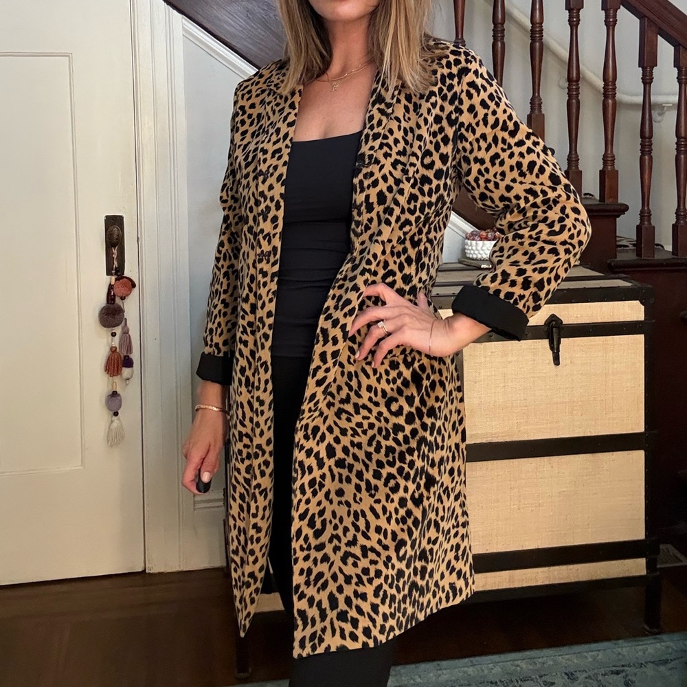 Cache Animal Print Coat